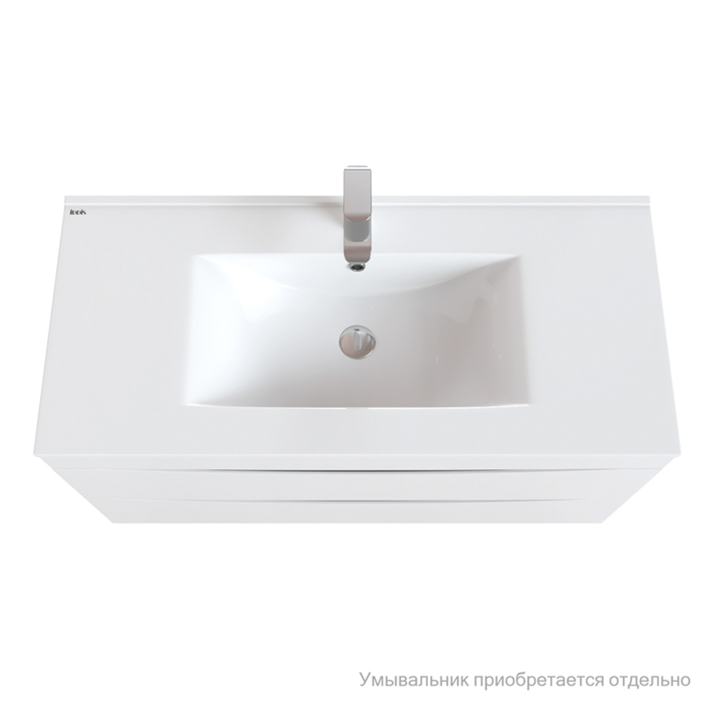 Тумба подвесная IDDIS Cloud, белая, 100 см, CLO10W1i95