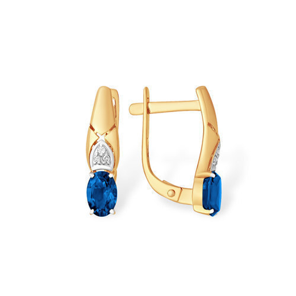 Серьги из золота 585 пробы