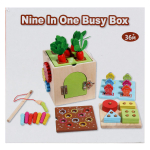 Развивающая игрушка деревянная Бизибокс, коробка C-41734