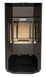 Печь-камин стальная "Сибирь" 12 кВт