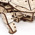 Механическая Черепаха от Eco Wood Art (EWA) - Деревянный конструктор, сборная модель, 3D пазл