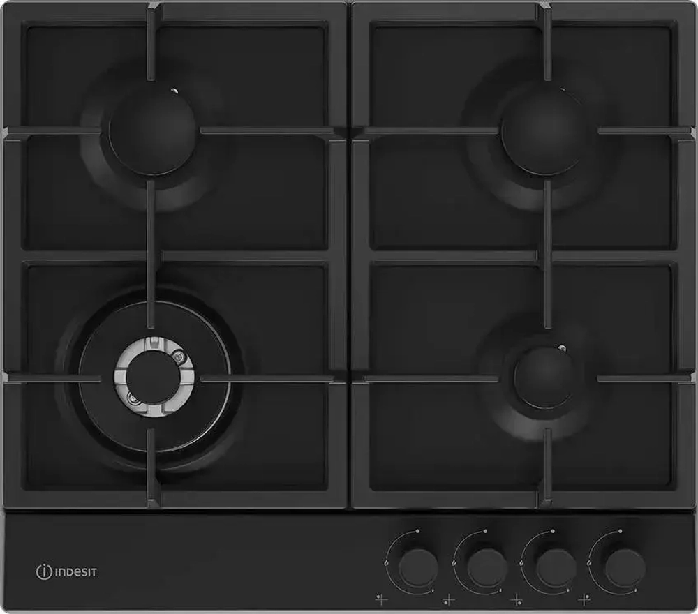 Встраиваемая газовая варочная панель Indesit THPM 642 WS/BL/I