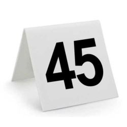 Табличка "Номера" (26-50) 7,5*7,5 см, пластик, P.L. Proff Cuisine
