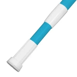 Карниз для ванной 110-200 см голубой