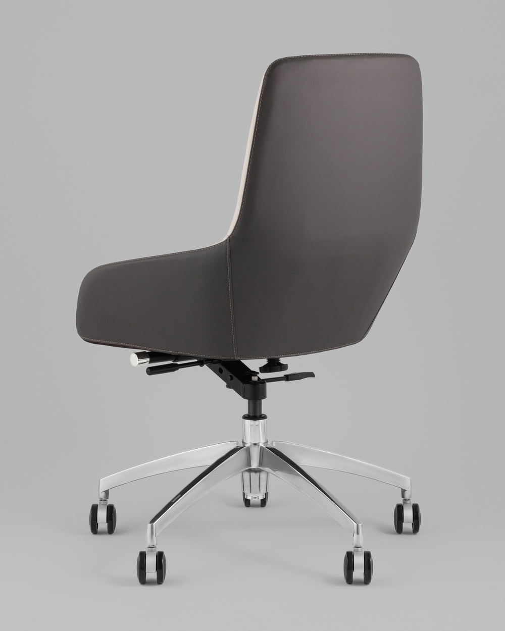 Кресло офисное TopChairs Soulo светло-серый, серый