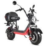 Электроскутер CityCoco WHITE SIBERIA MINI R 2.0 1200W (2022) BLACK