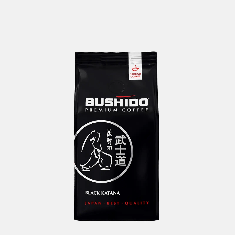 Кофе молотый Bushido Black Katana 227г