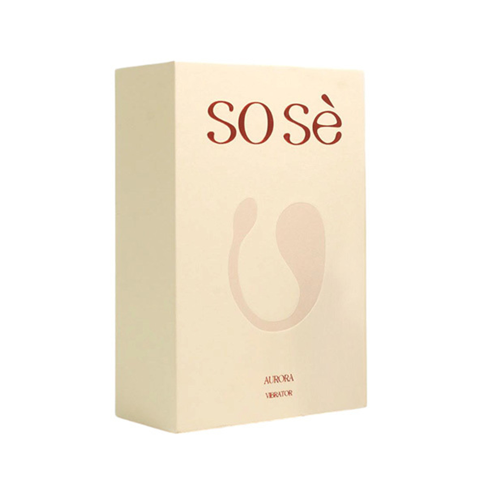 Синее аккумуляторное виброяйцо 9,4см Sose Aurora AU00102