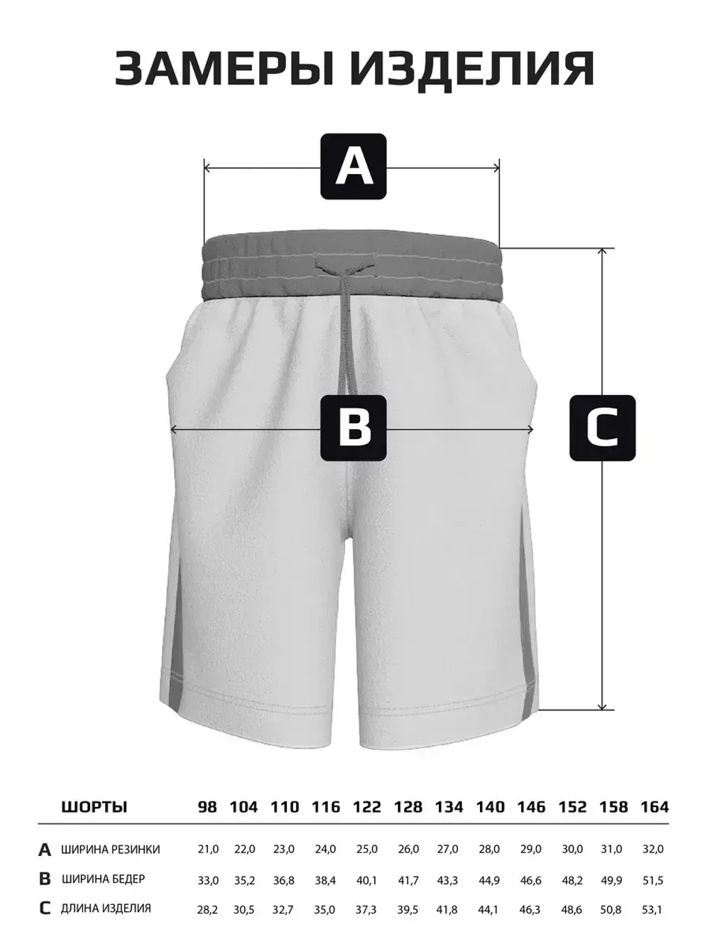 Спортивные шорты для мальчика на лето