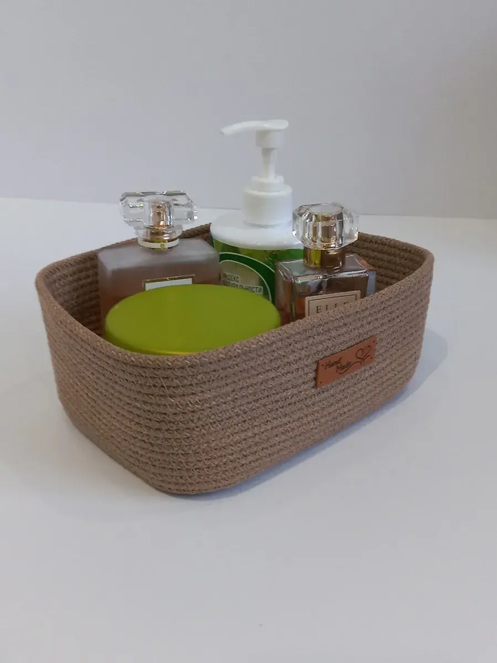 Плетеная корзина для хранения