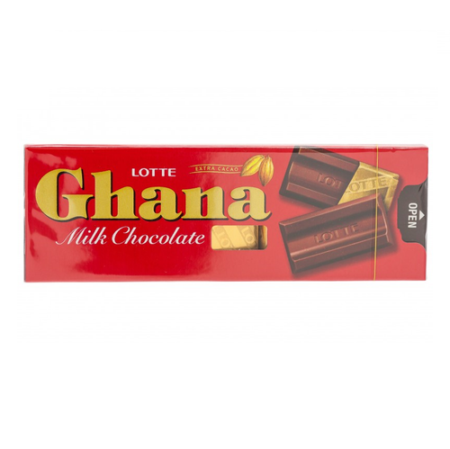 Шоколад CHANA молочный 10шт, Lotte, 40гр