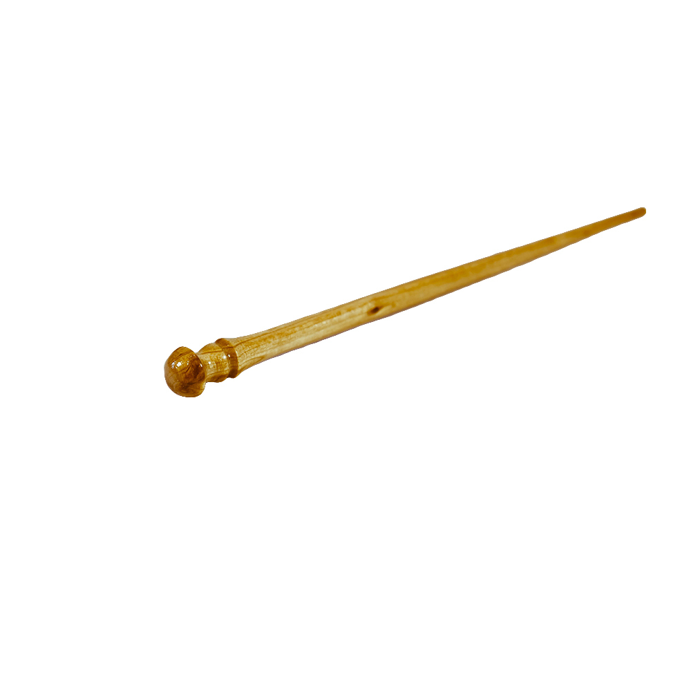 Деревянная заколка-шпилька из красного дерева (махагон). Hю 13