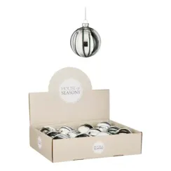 Набор стеклянных шаров Боско 80 мм., 12 шт., House of Seasons (86047)