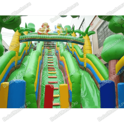 Надувной батут "Веселые джунгли"