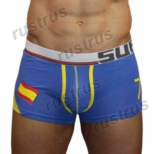 Мужские трусы хипсы синие Superbody