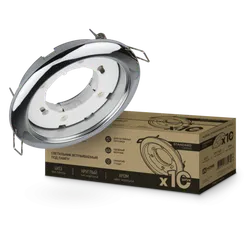 Светильник встраиваемый GX53R-standard RC-10PACK металл под лампу GX53 230В хром (10 шт./упак.) IN HOME