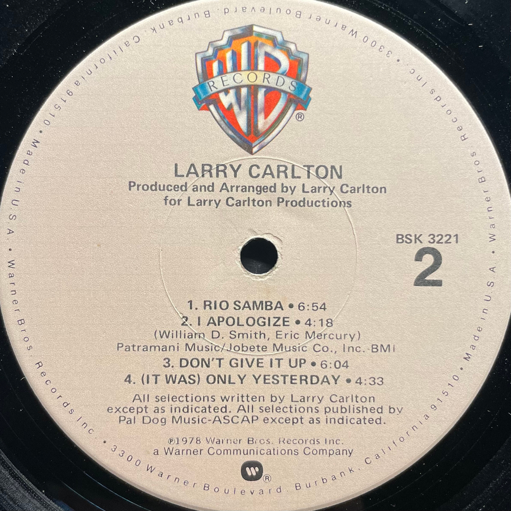 Larry Carlton ‎– Larry Carlton (США 1978г.)