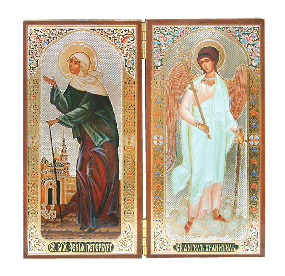 Складень именной двойной (ростовой)