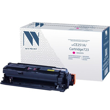 Картридж NVP NV-CE253A/NV-723 Magenta, универсальные для HP/Canon, Color LaserJet CP3525/CP3525n/CP3525dn/CP3525x, i-Sensys 7750cd/7750Cdn (7k)