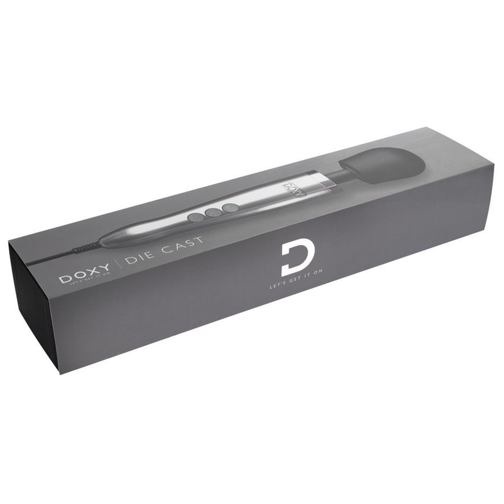 Вибратор-вонд Doxy Die Cast серебрянный