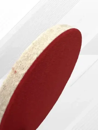 Войлочный круг для полировки под липучку 10х125 мм