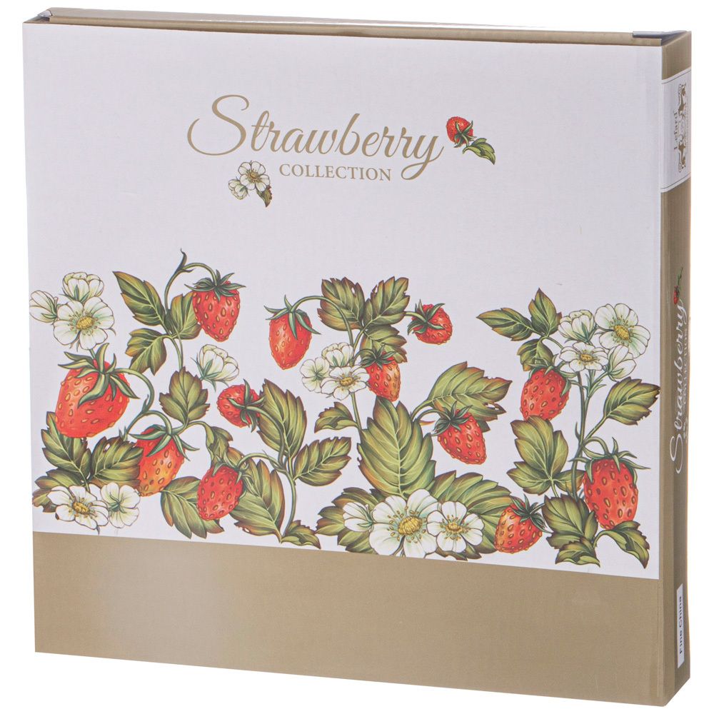 НАБОР ТАРЕЛОК ОБЕДЕННЫХ LEFARD "STRAWBERRY" 2 ШТ. 25,5 СМ (КОР=9НАБ.)