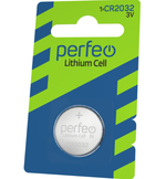Батарейка Perfeo CR2032/1BL Lithium Cell
