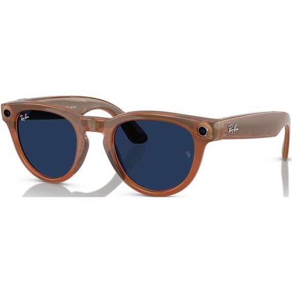 Умные очки Ray-Ban Meta Headliner RW4009 (Цвет: Shiny Caramel / Transitions Sapphire)