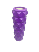 Ролик массажный для йоги MARK19 Yoga Mini 33x12 см фиолетовый