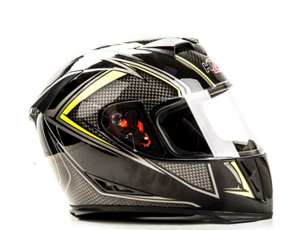 Шлем мото интеграл HIZER J5311 №1 (XL) black/lemon