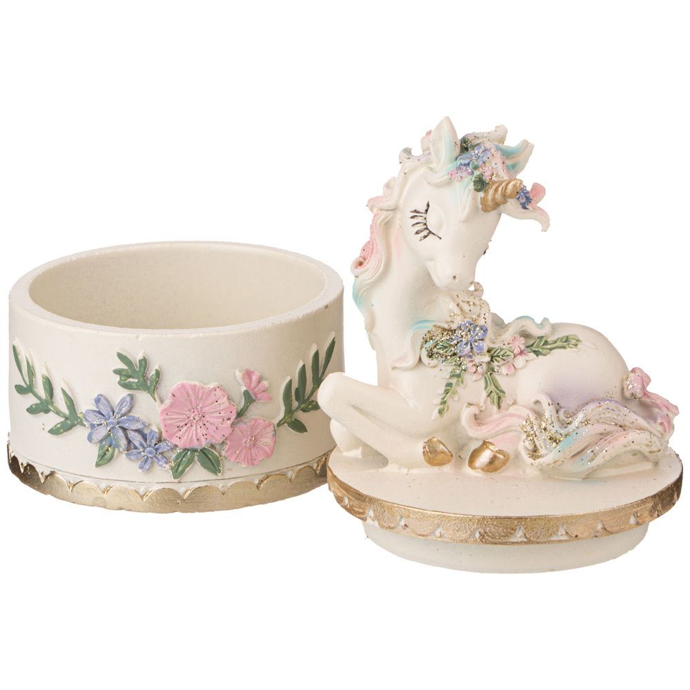 ШКАТУЛКА "ЕДИНОРОГ" 7Х7Х11 СМ