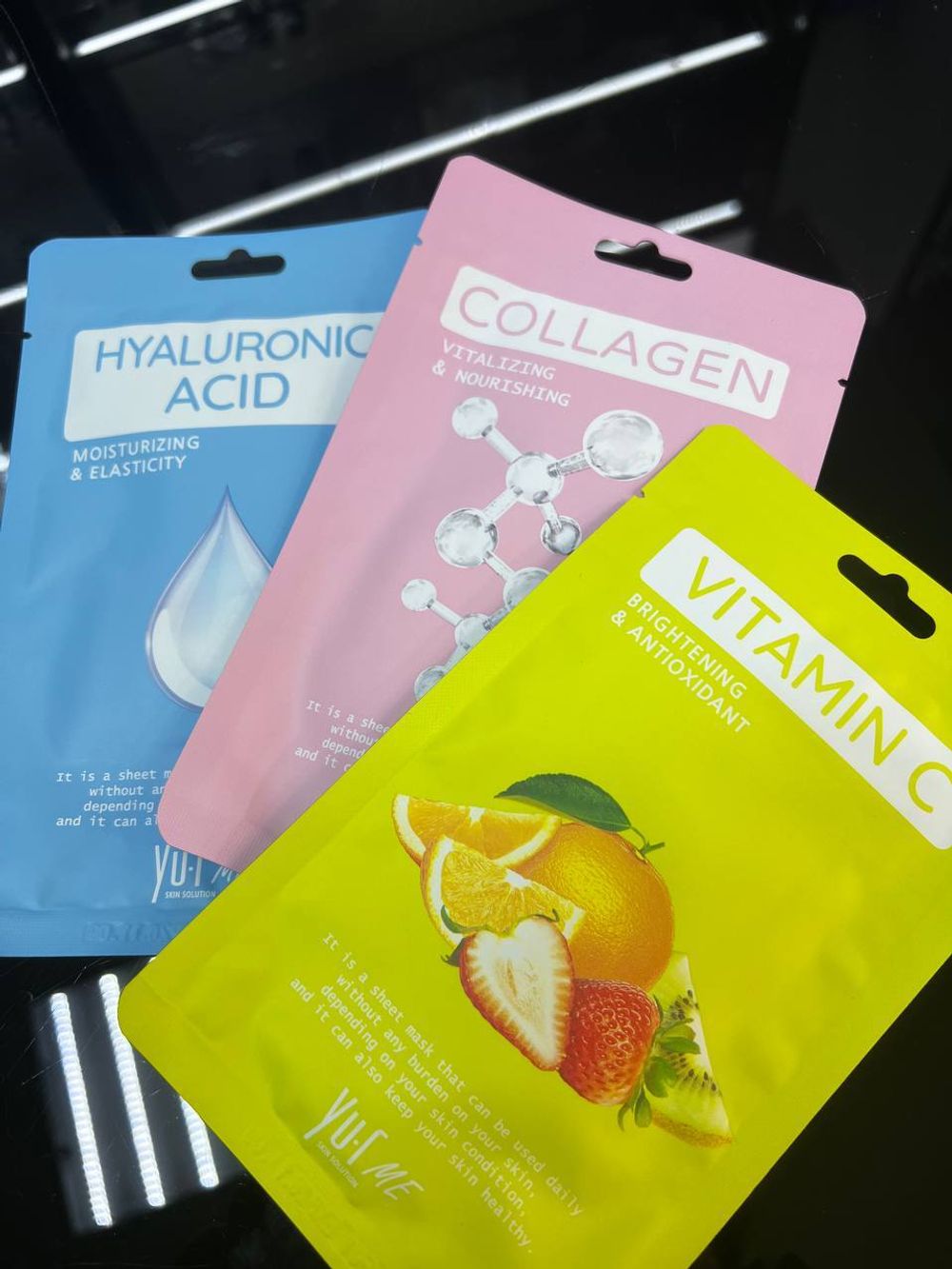 Yu.R Me Тканевая маска для лица с экстрактом авокадо Avocado Sheet Mask, 25 мл.