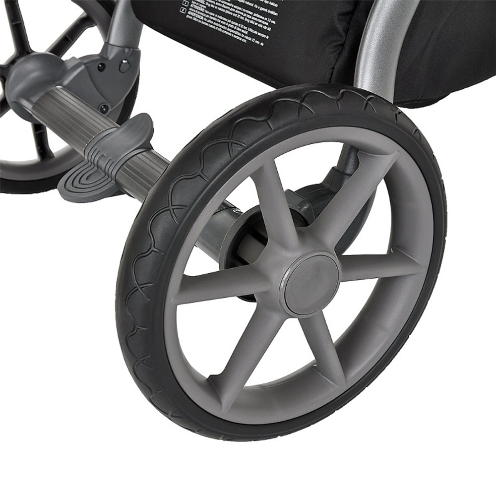 Детская коляска Roan Bass Next Кожа 2 в 1 RN083/1 Graphite Pearl