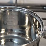 Ковш 1,9л нерж со стеклянной крышкой, с металлической ручкой, DNN3, SD-A17-16S