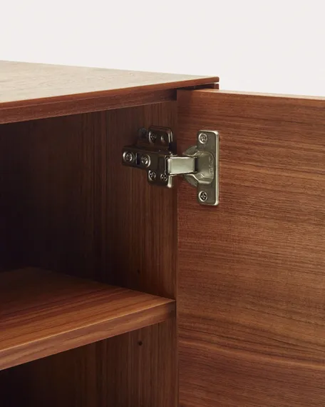 Vedrana Сервант из орехового шпона со стальными ножками 97,5 x 80 см