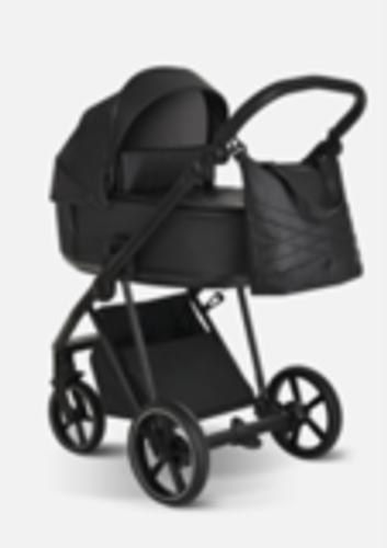 Roan Коляска 2 в 1 Sol Leather Black