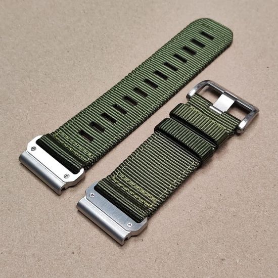 Ремешок тактический Tactix 26 мм. для Garmin Fenix 7x / 6x / 5x / 3, Enduro 2 / Tactix 7, Tactix Delta нейлоновый быстросъемный на застежке
