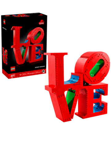 Конструктор Лего Арт LOVE — Любовь | LEGO Art LOVE 31214 — арт-панно, 791 деталь (18+)