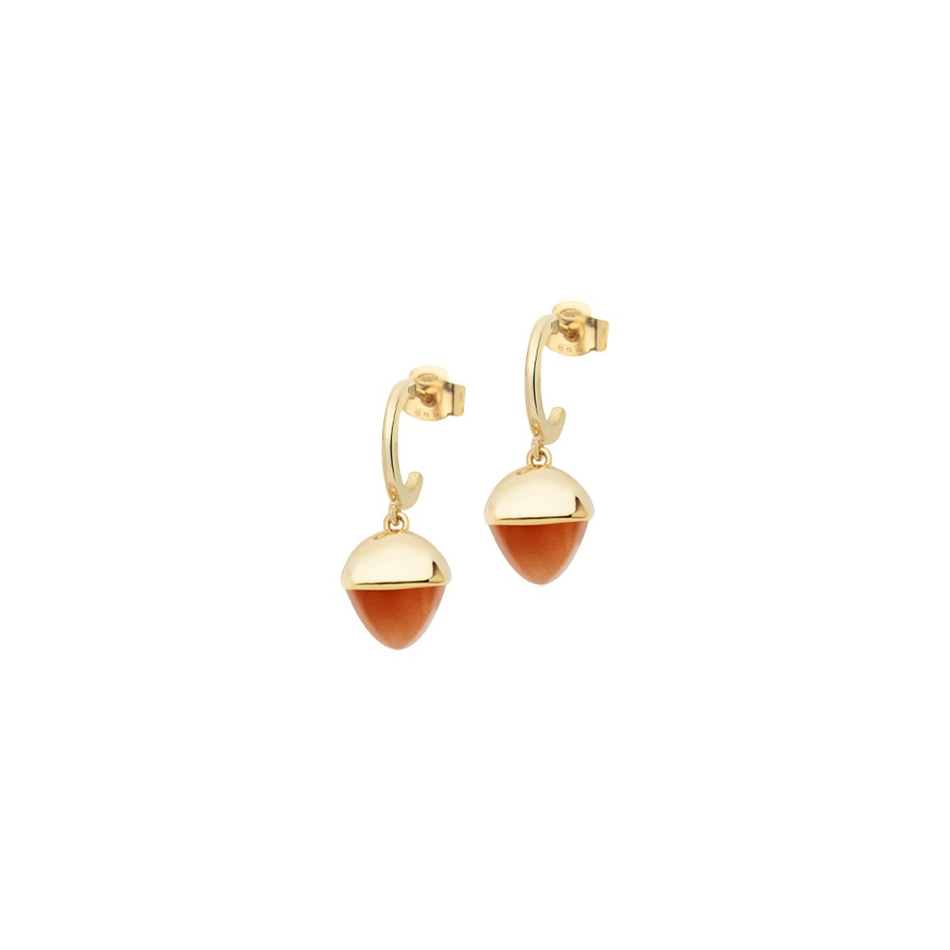 Серьги Boccadamo Caleida Brown XOR523DO BR/G с амазонитом