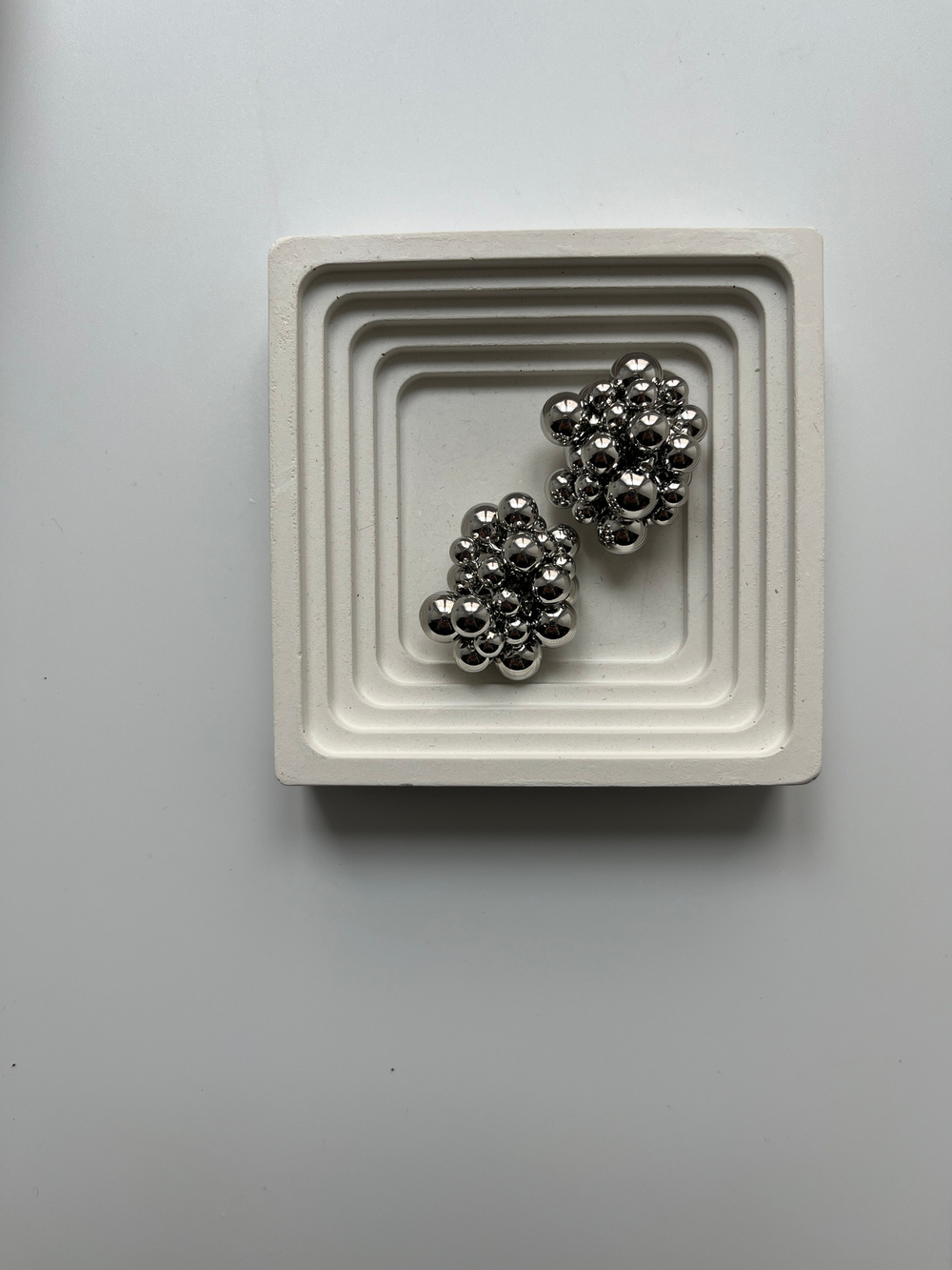 Серьги BALL SILVER