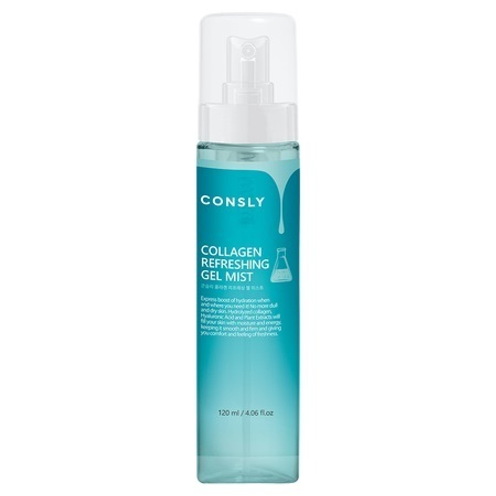 Гель-мист для лица освежающий с коллагеном Consly Collagen Refreshing Gel Mist 120мл