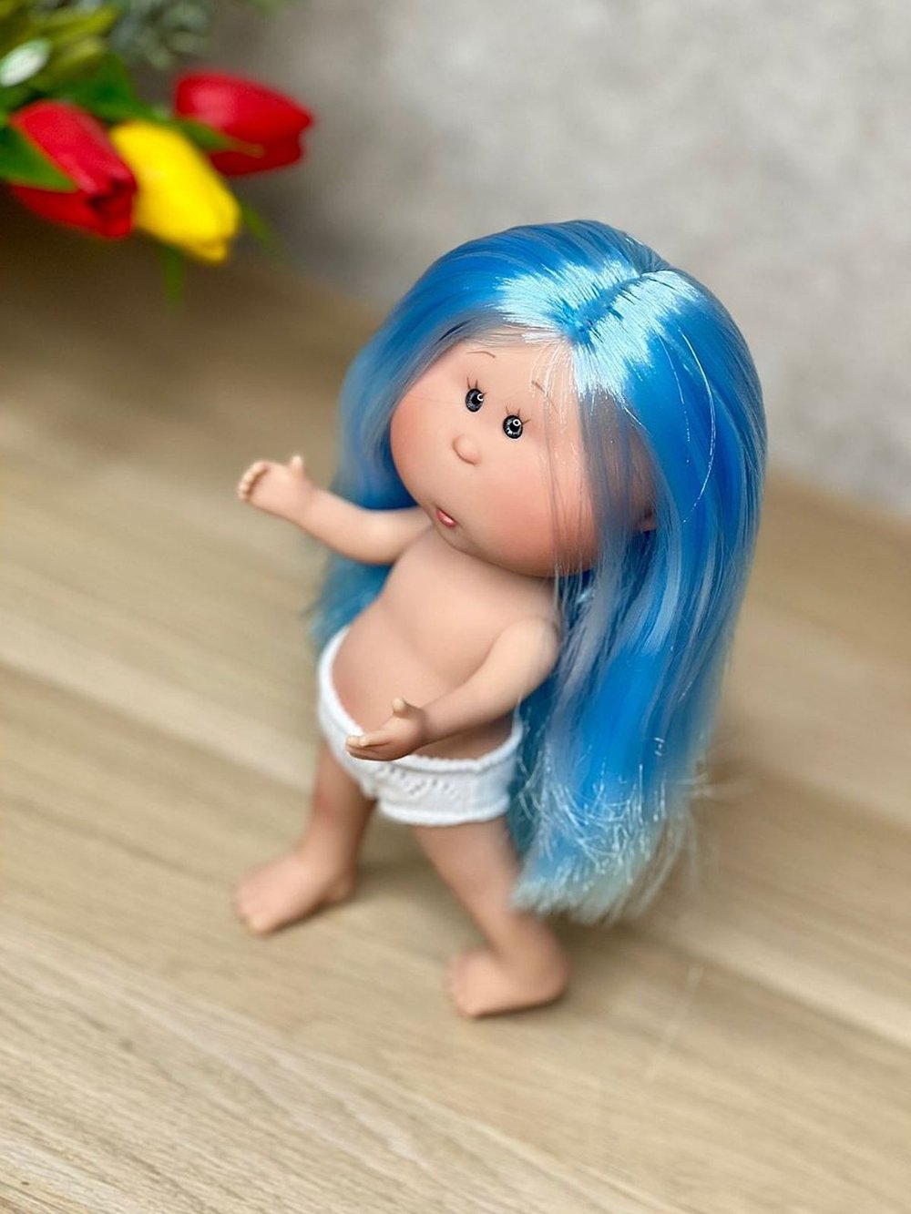 Кукла Nines виниловая 23см Little Mia без одежды (3199W21)