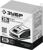 ЗУБР T7, 20 В, 6 А, зарядное устройство для Li-Ion АКБ, Профессионал (RT7-20-6)