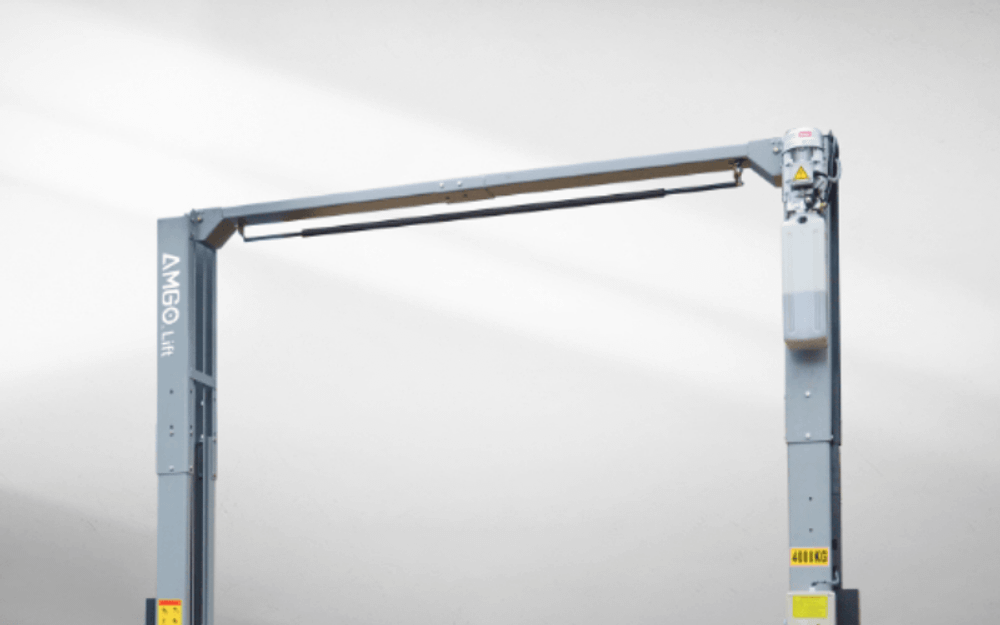 E240SAC Двухстоечный подъемник 4 т. с электрическими стопорами (Красный)