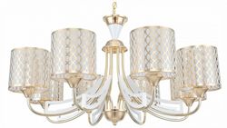 Подвесная люстра Arte Milano Florentia-3387 303387/8 Wh/Gd