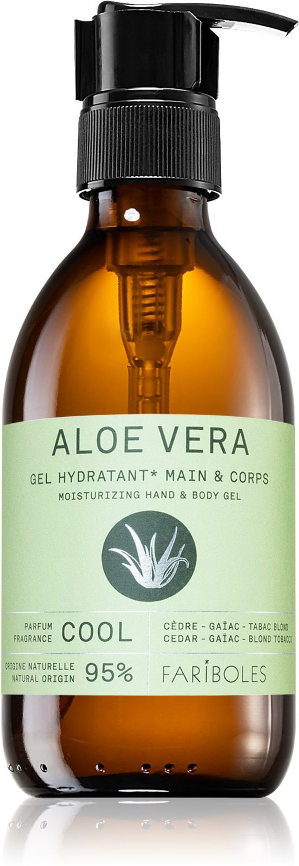 FARIBOLES Green Aloe Vera Cool - увлажняющий гель для рук и тела /   240  ml  / GTIN 3760059470465