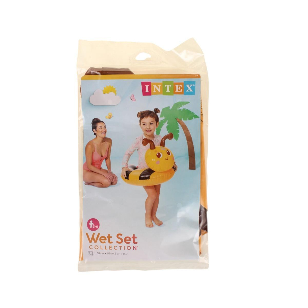 Круг для плавания Зверюшки 61*56см. Пчелка 533075 (Intex)