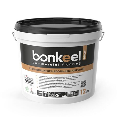 Клей-фиксатор Bonkeel для напольных покрытий Prof 12 кг