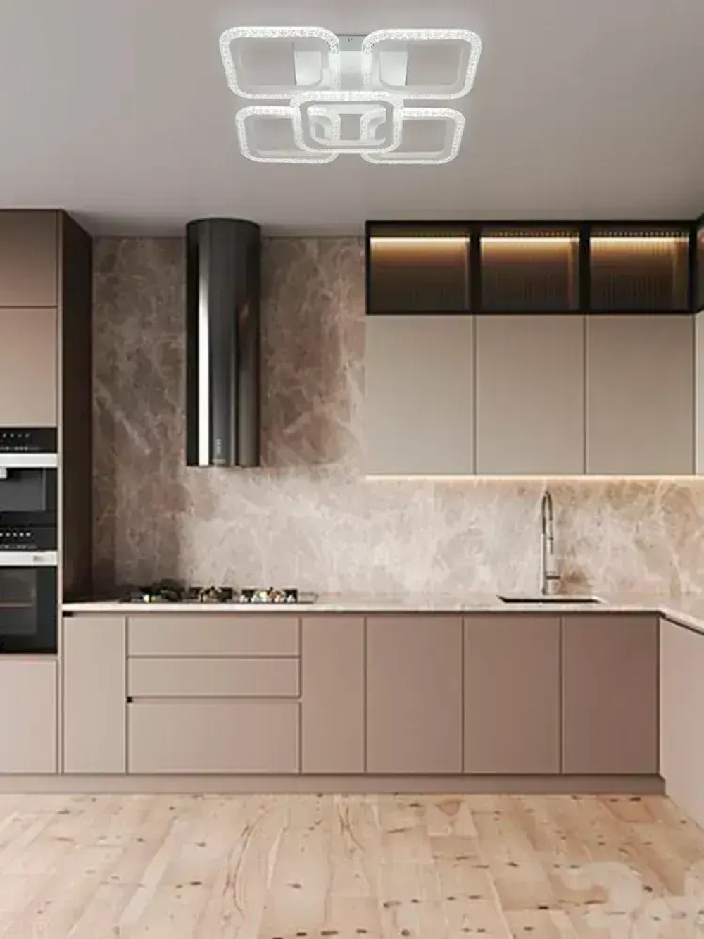 WEDO LIGHT Люстра потолочная светодиодная с пультом на кухню, в спальню, гостиную