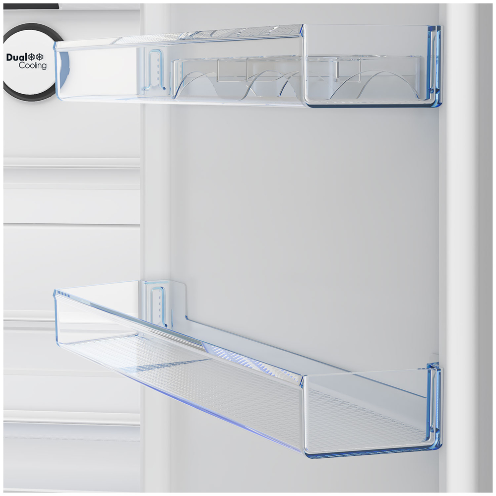 Двухкамерный холодильник Beko B3RCNK365HXBR, стальной антрацит